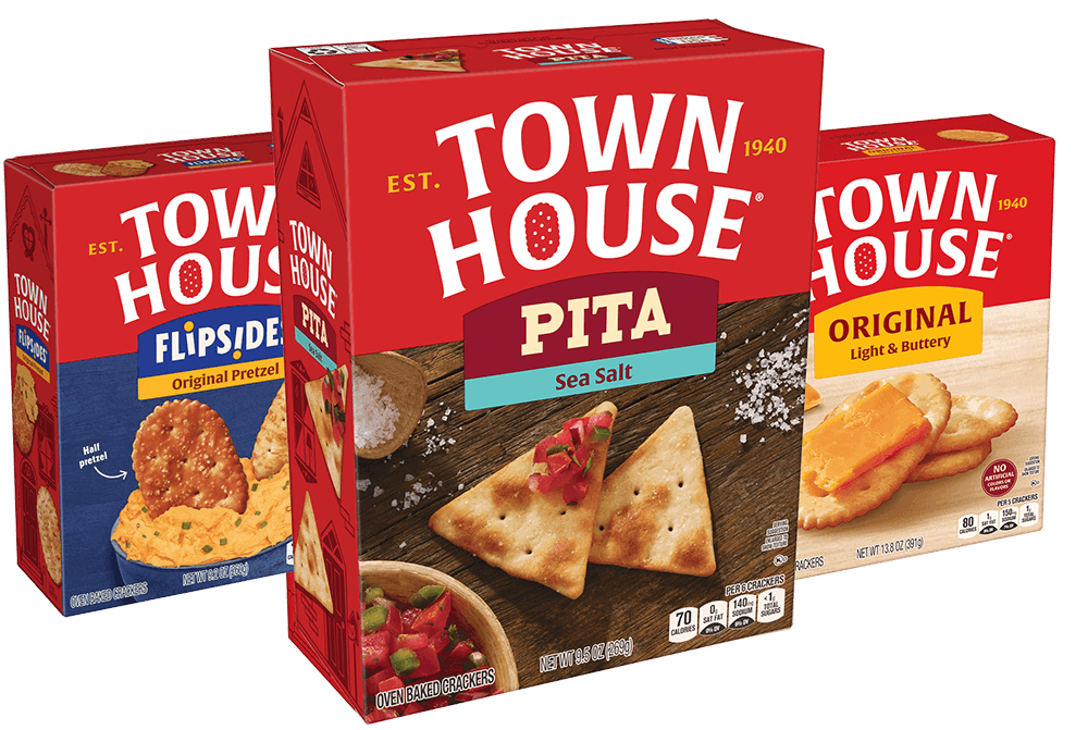 Townhouse Cracker packaging